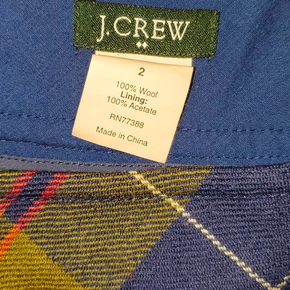 J. Crew size 2 plaid mini skirt - Picture 7 of 11